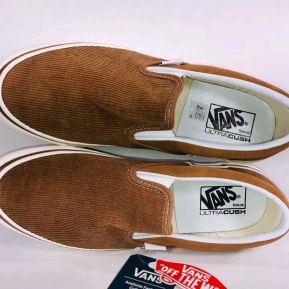 corduroy vans slip on